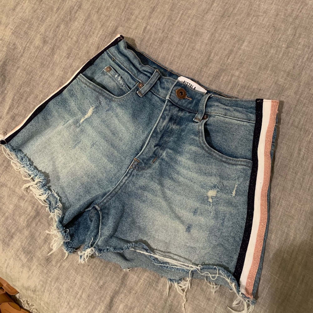 Pistola bluejean cut off shorts
